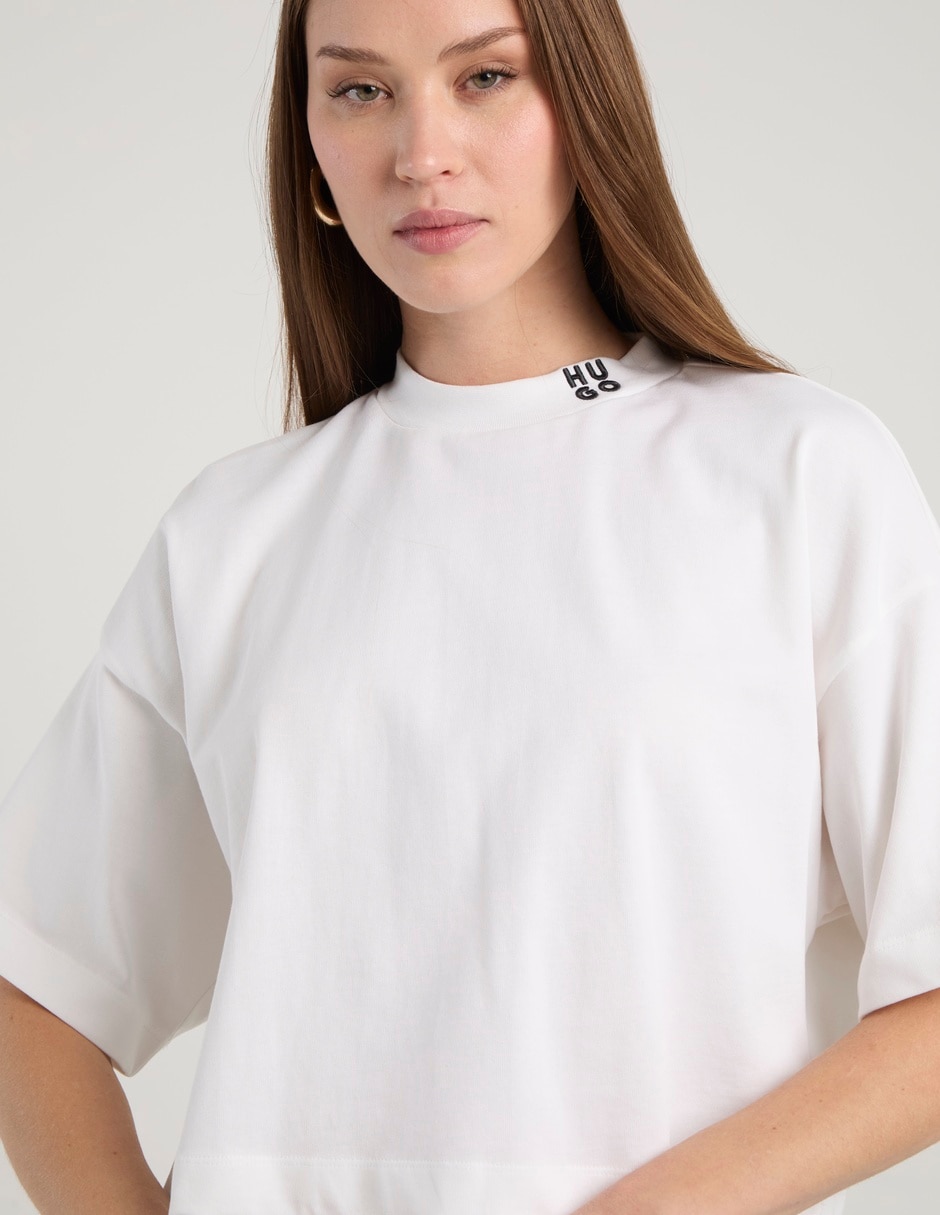 Playera manga corta cuello redondo mujer 3