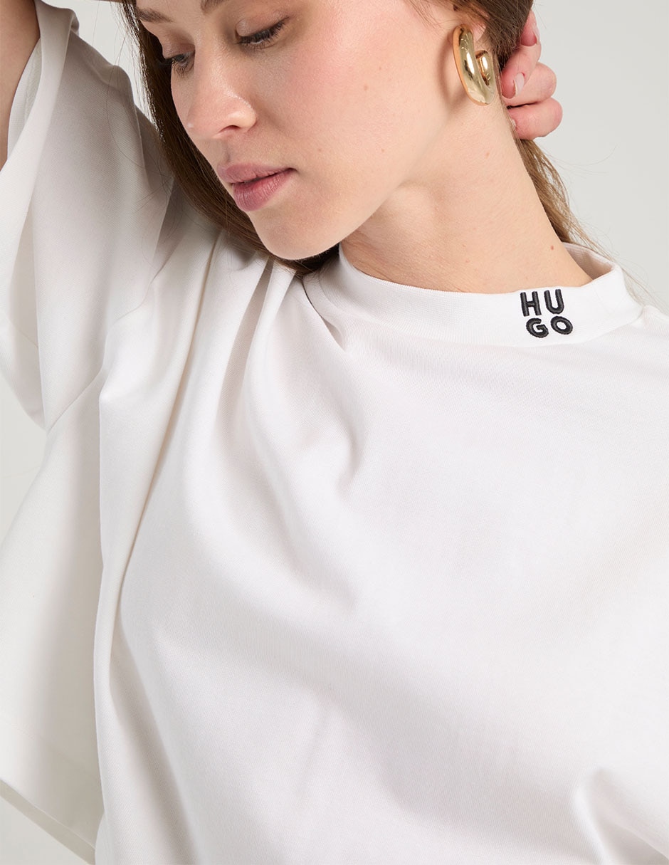 Playera manga corta cuello redondo mujer 2