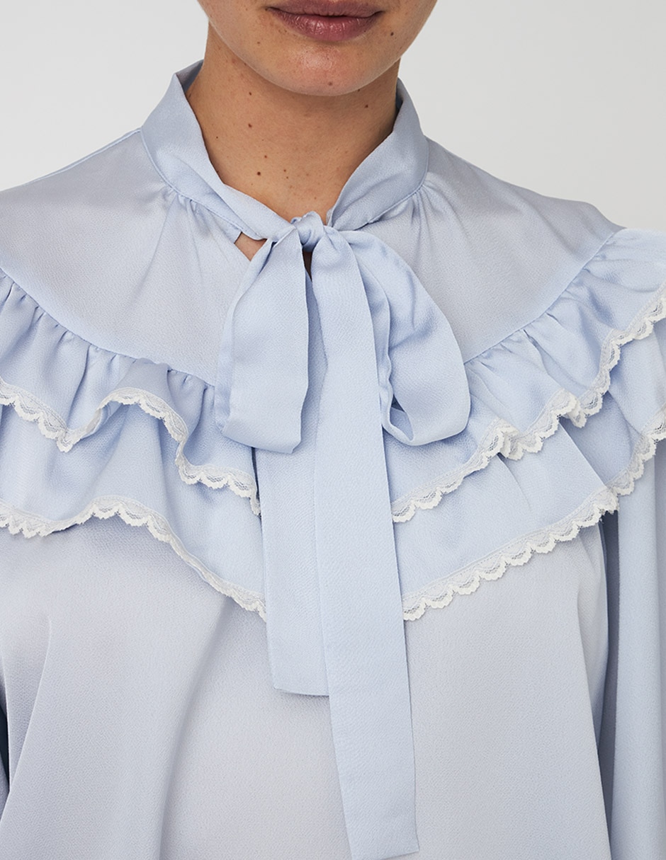 Blusa manga al codo para mujer 3