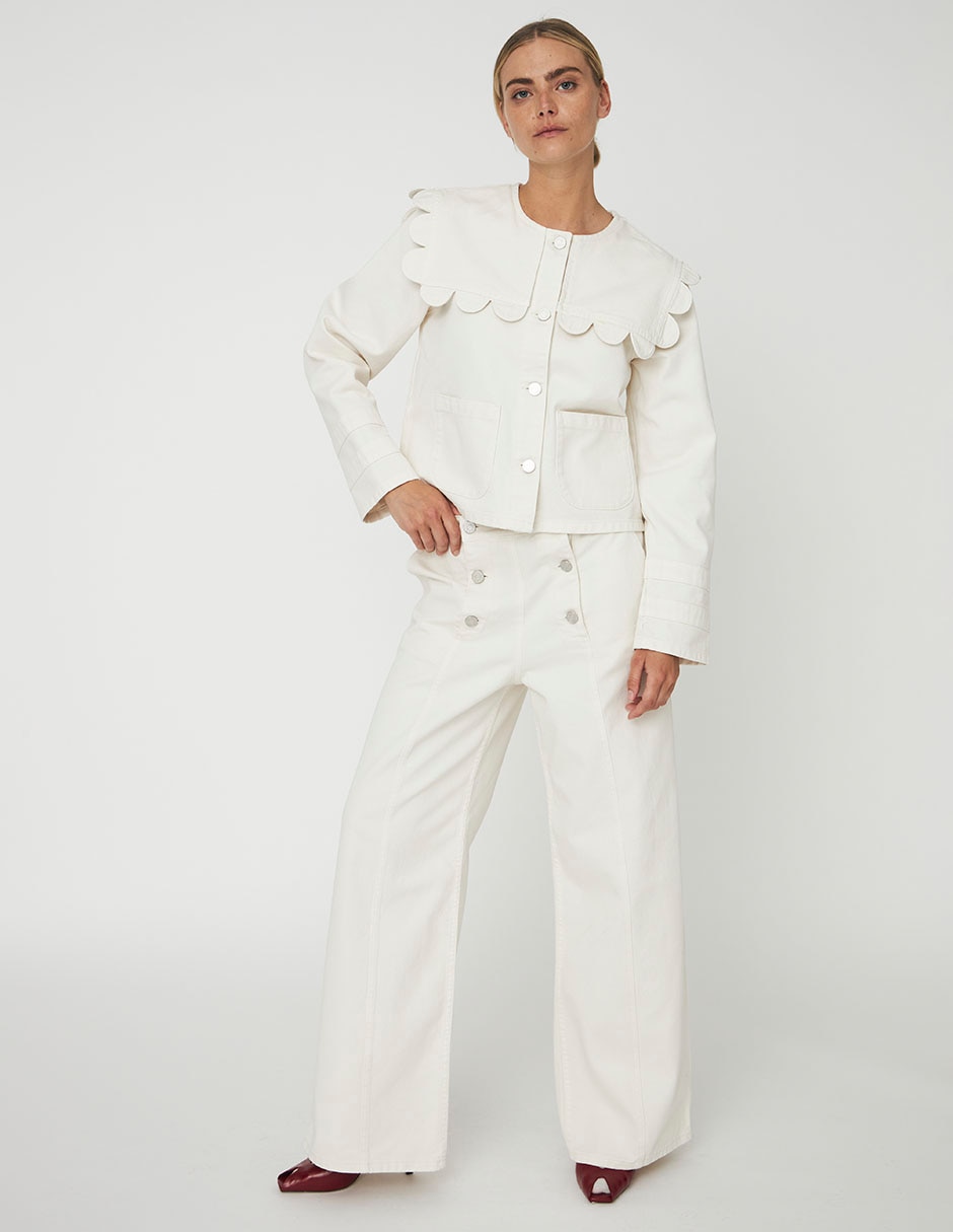 Pantalón relaxed wide leg para mujer 6