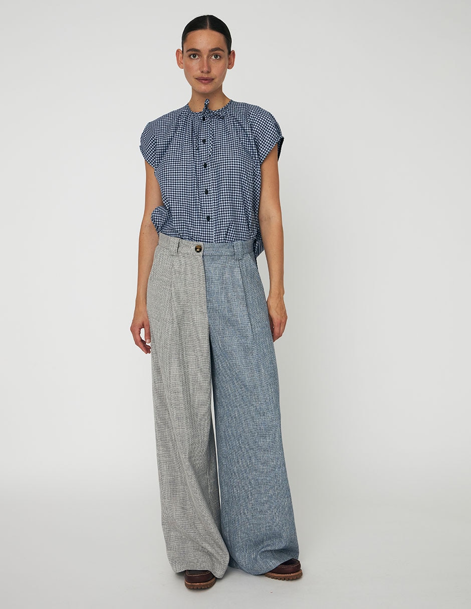 Pantalón relaxed amplio para mujer