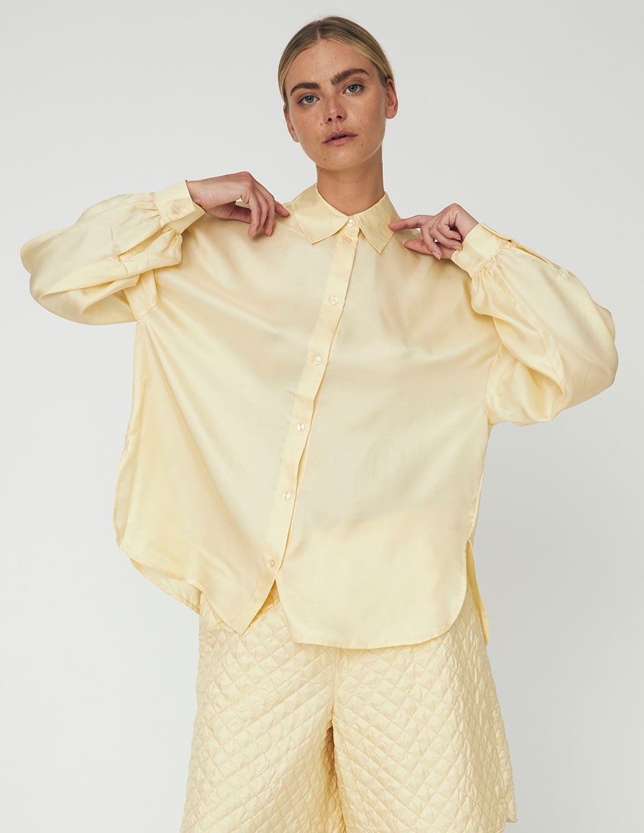 Blusa manga larga para mujer