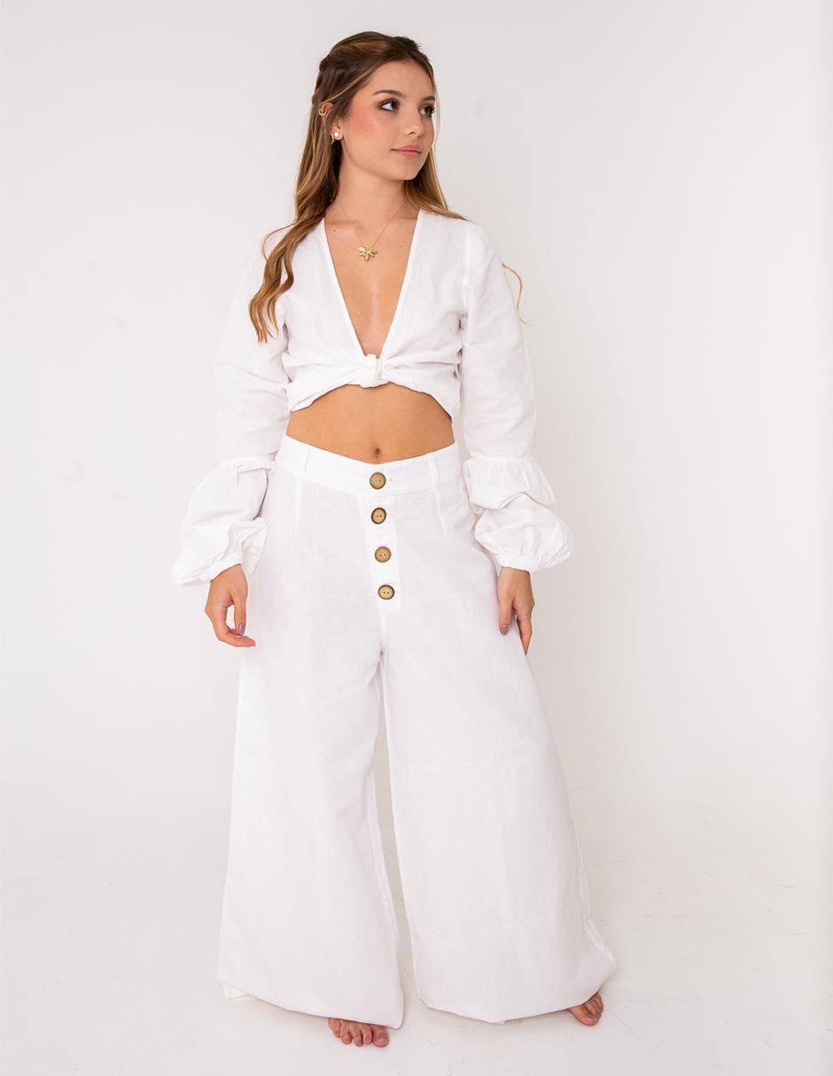 Blusa manga larga para mujer