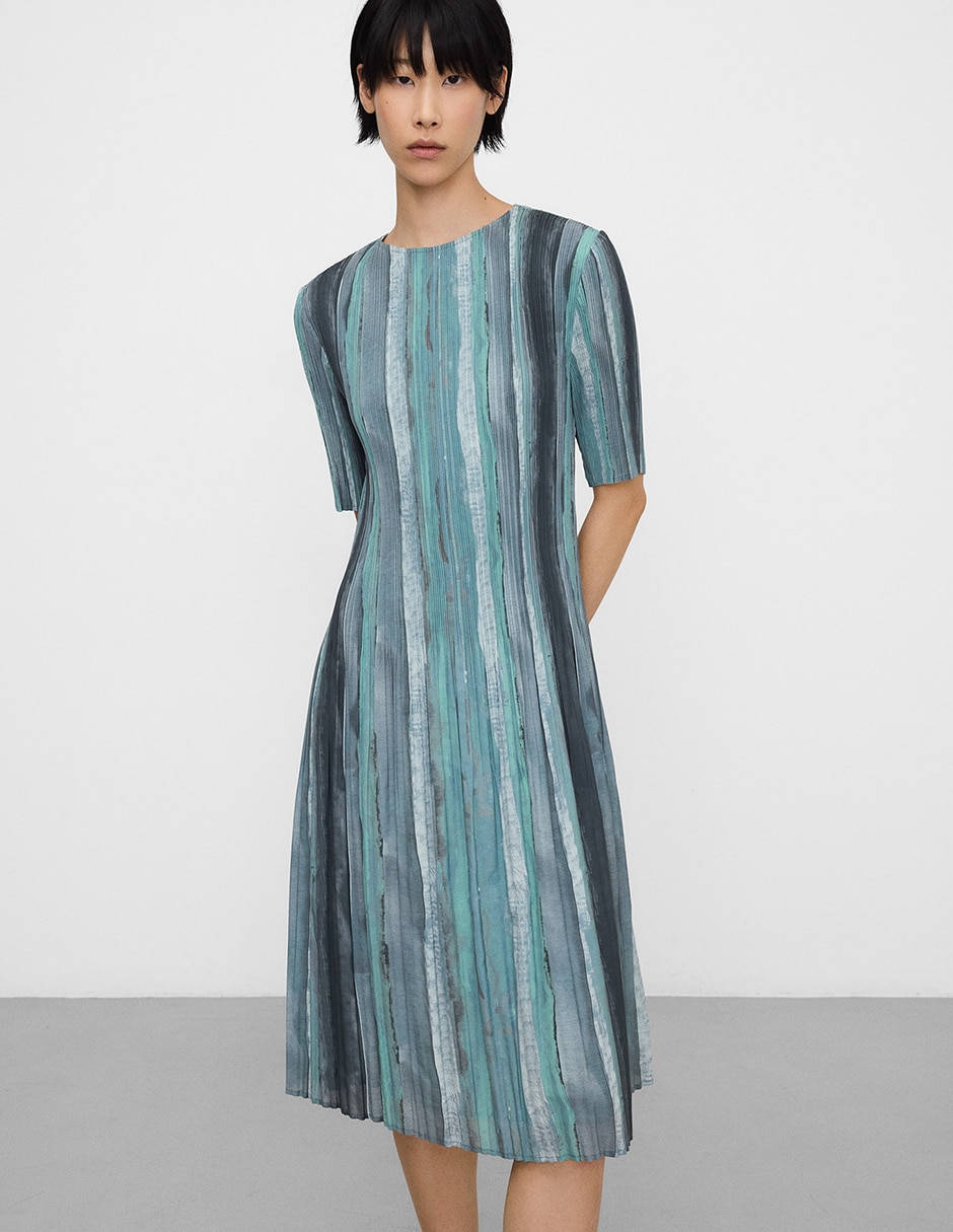 Vestido midi casual Adolfo Dominguez para mujer