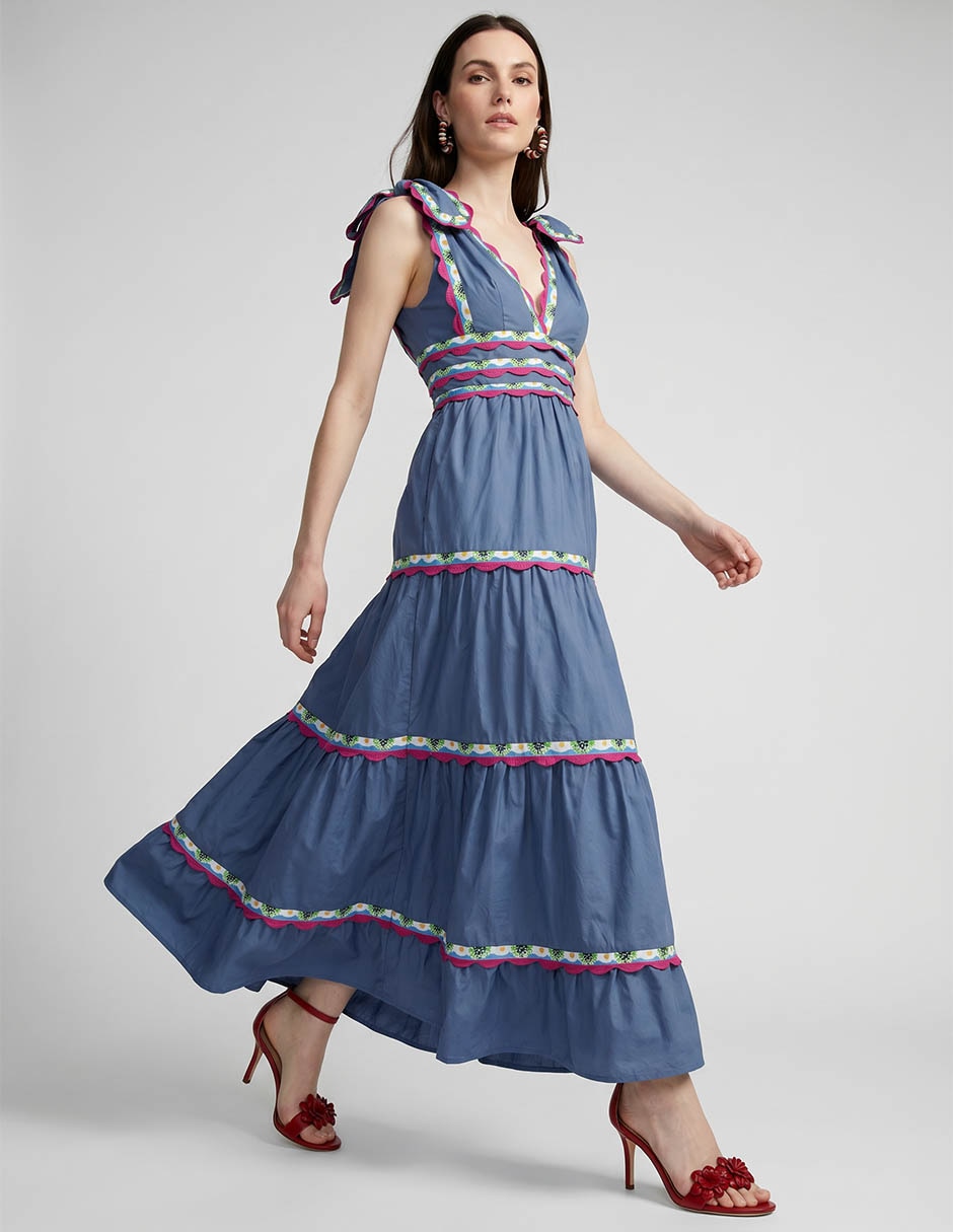 Vestido midi casual para mujer 8