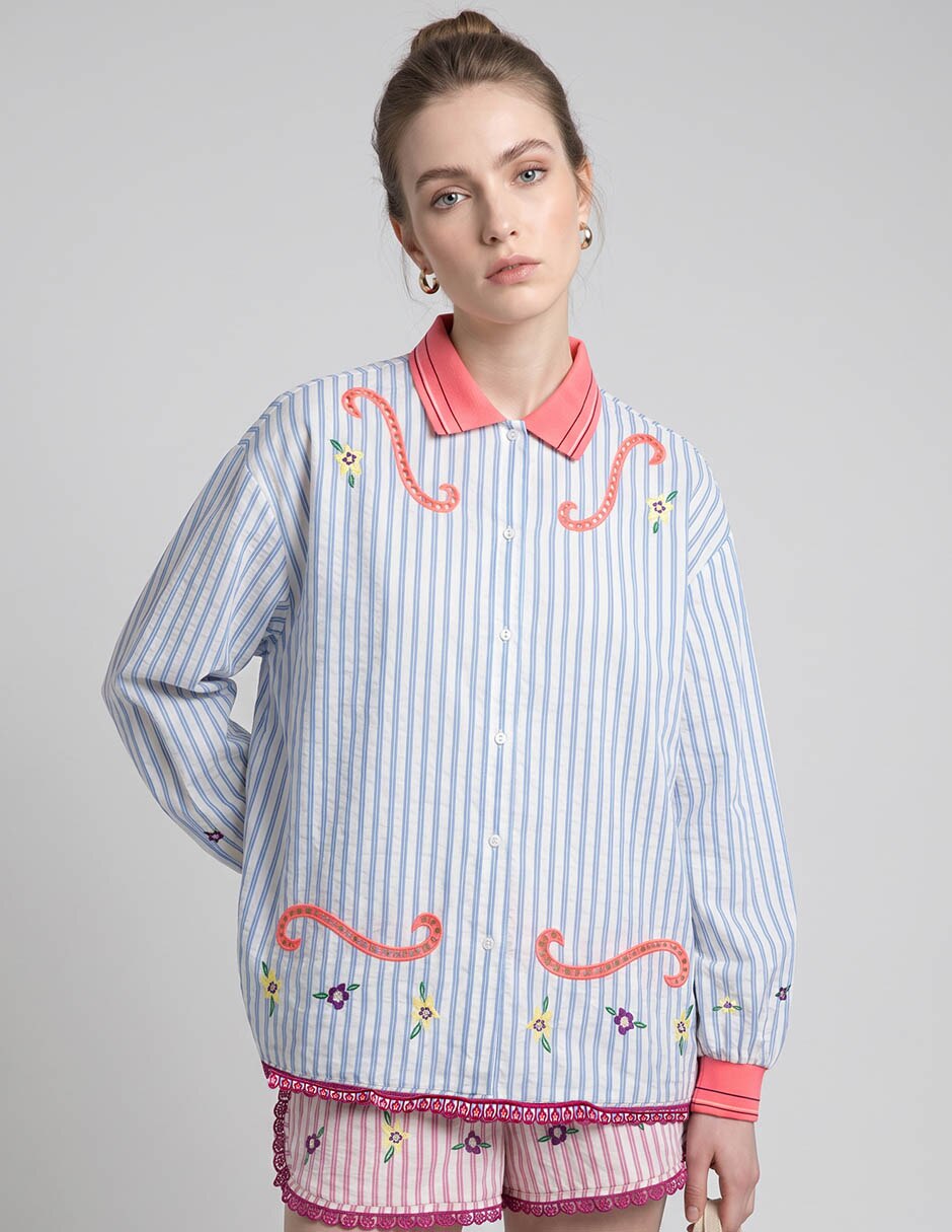 Camisa manga larga para mujer