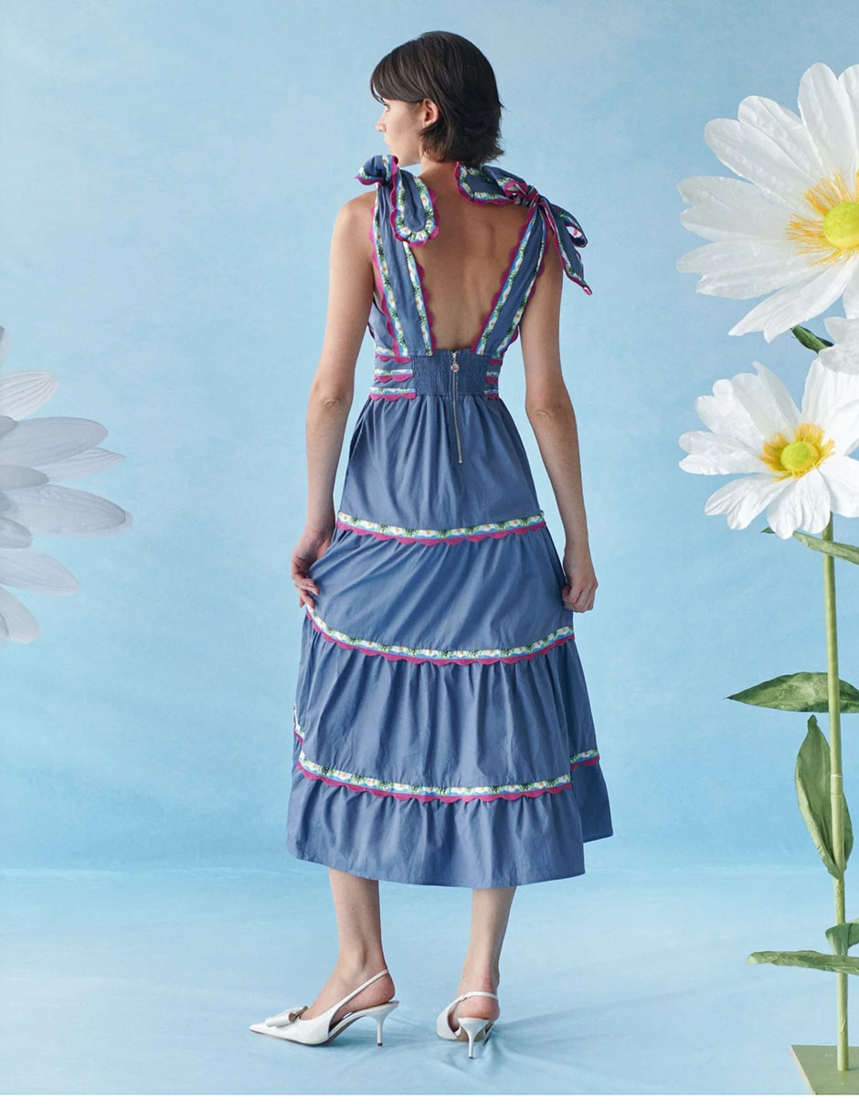 Vestido midi casual para mujer 2
