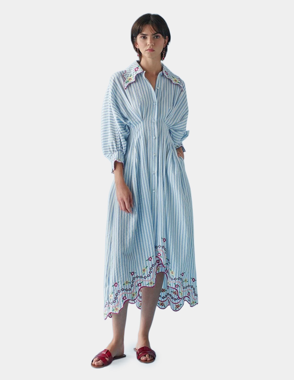 Vestido crop casual para mujer
