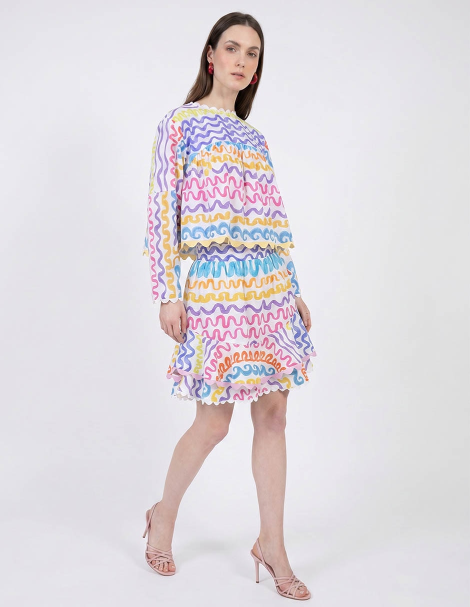 Blusa manga larga para mujer 3