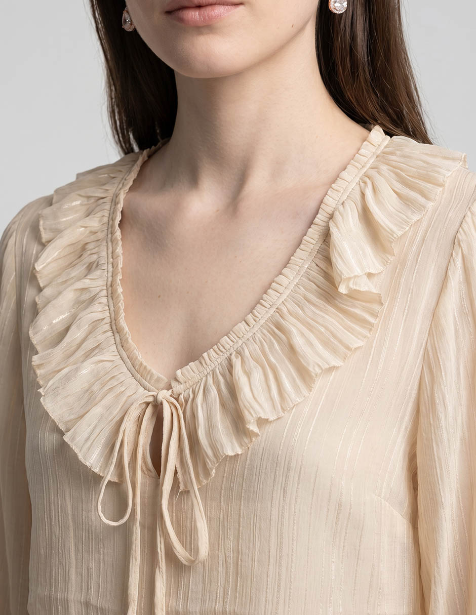 Blusa manga larga para mujer 4