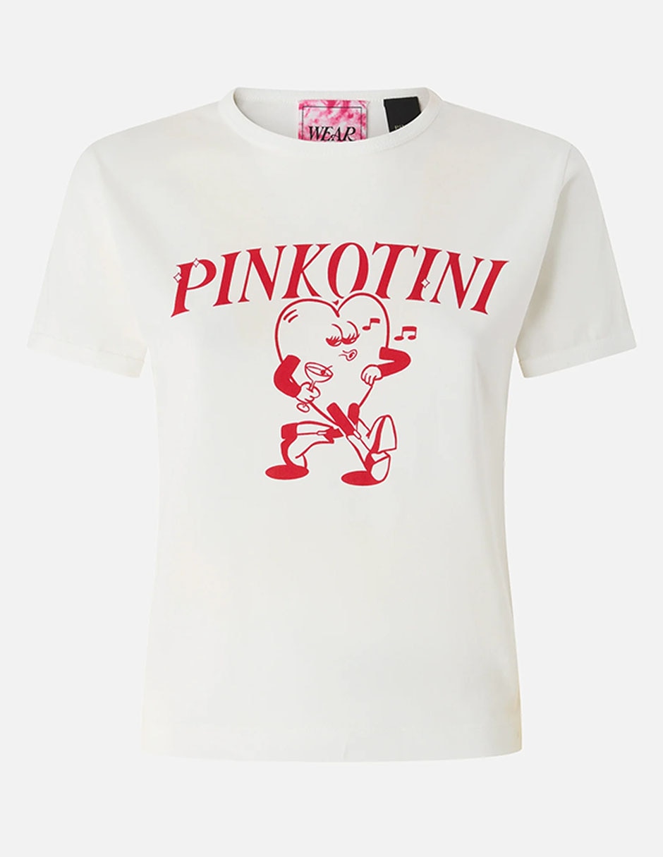 Playera manga corta Pinko cuello redondo para mujer