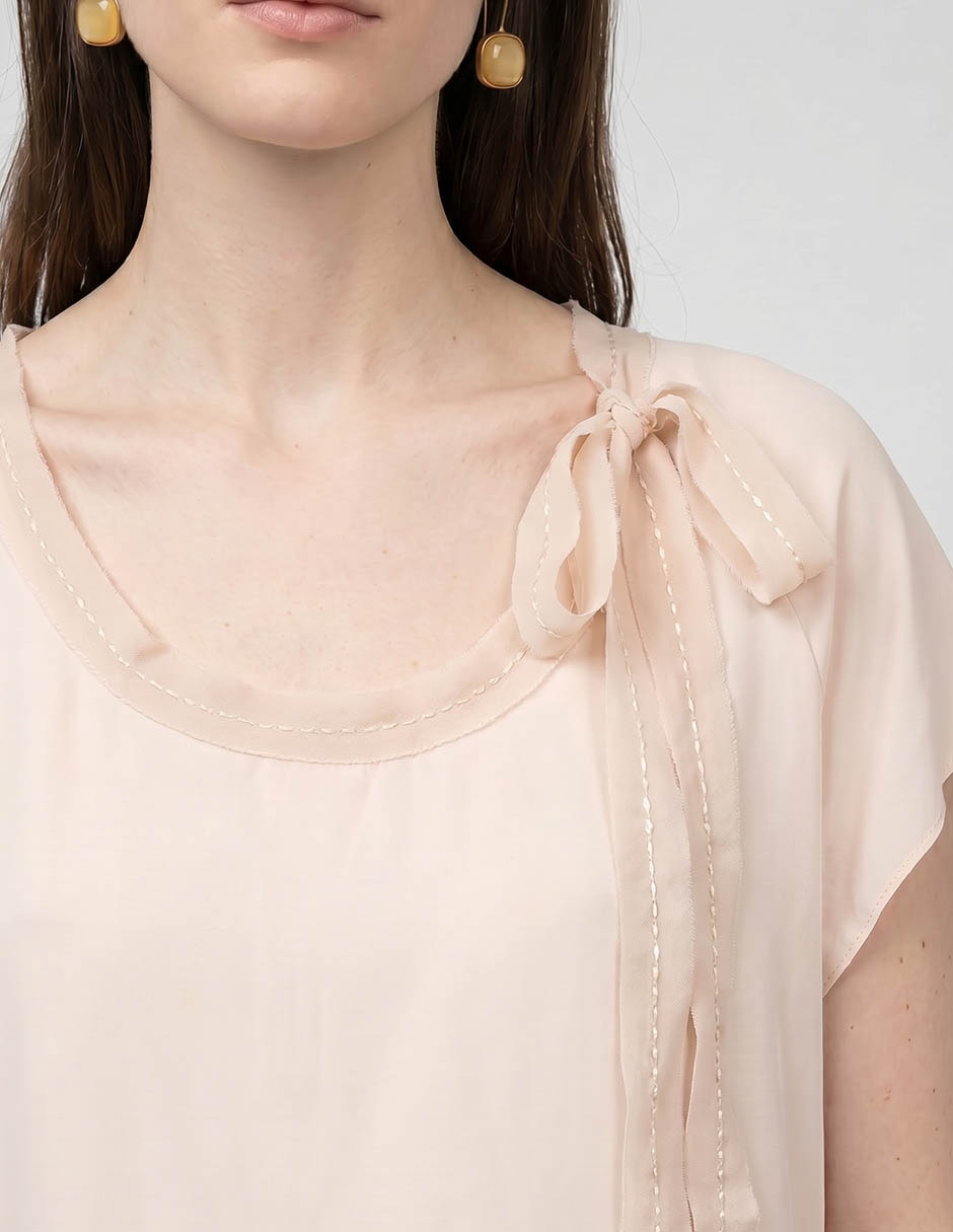 Blusa manga corta para mujer 5