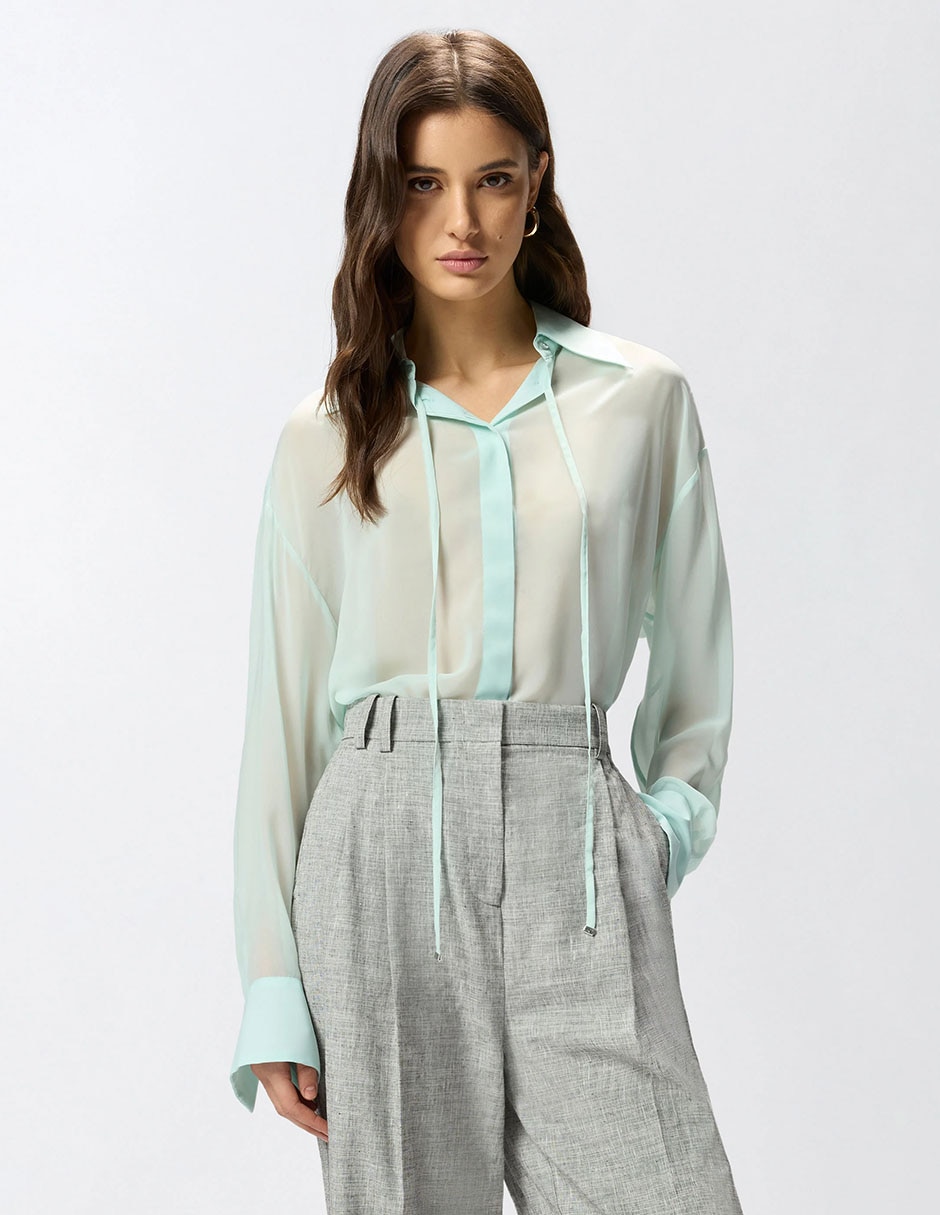 Blusa manga larga para mujer 1