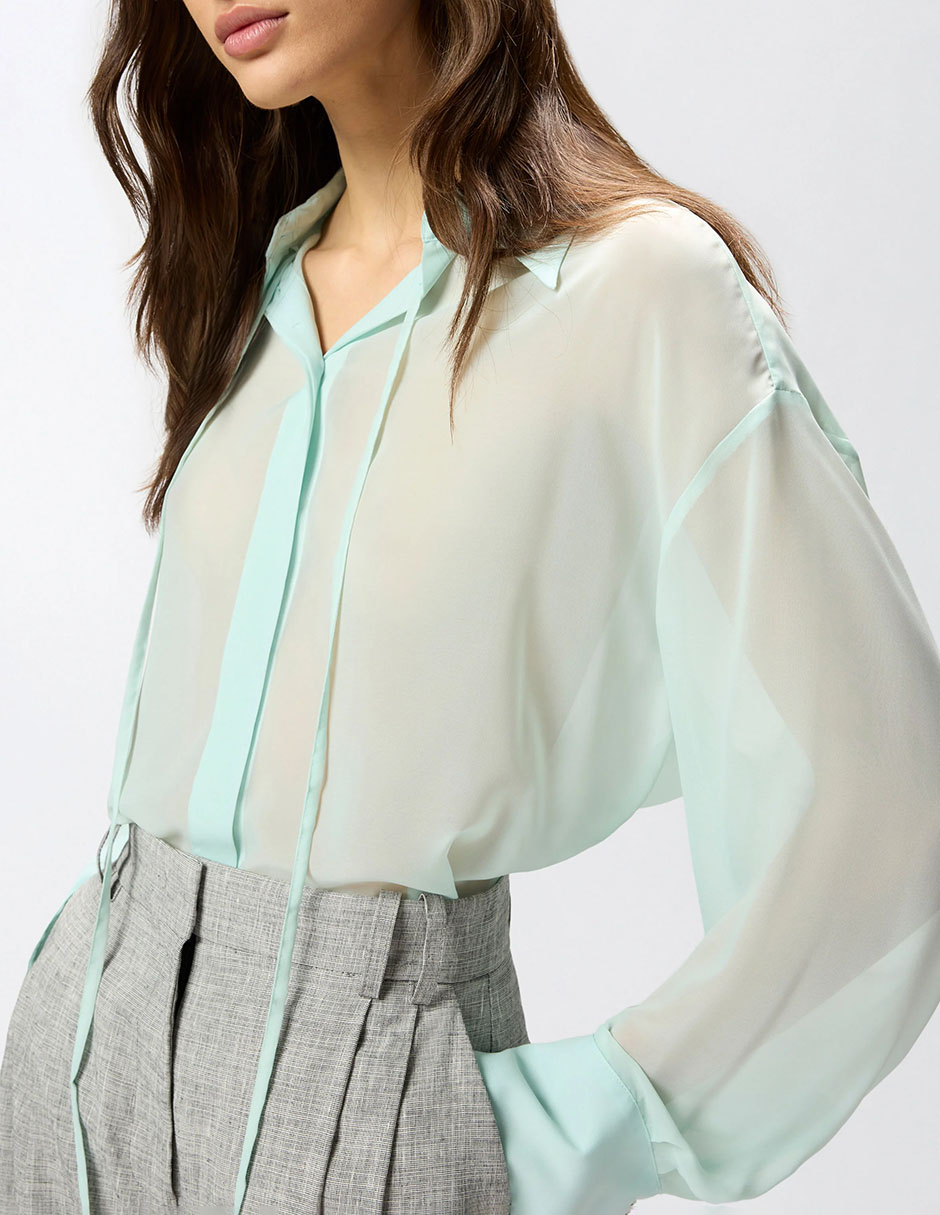 Blusa manga larga para mujer 9