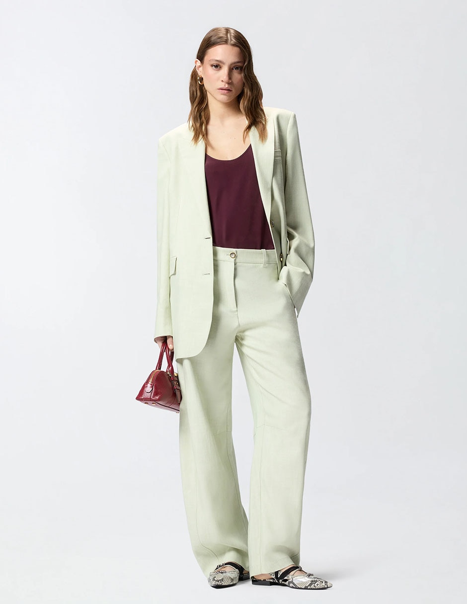 Pantalón straight para mujer 4