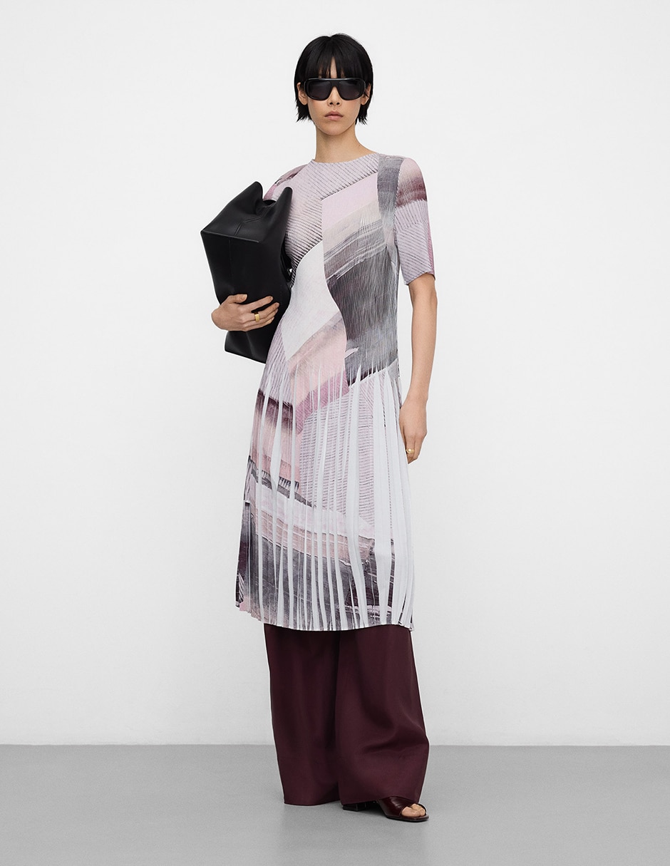 Vestido midi casual Adolfo Dominguez para mujer