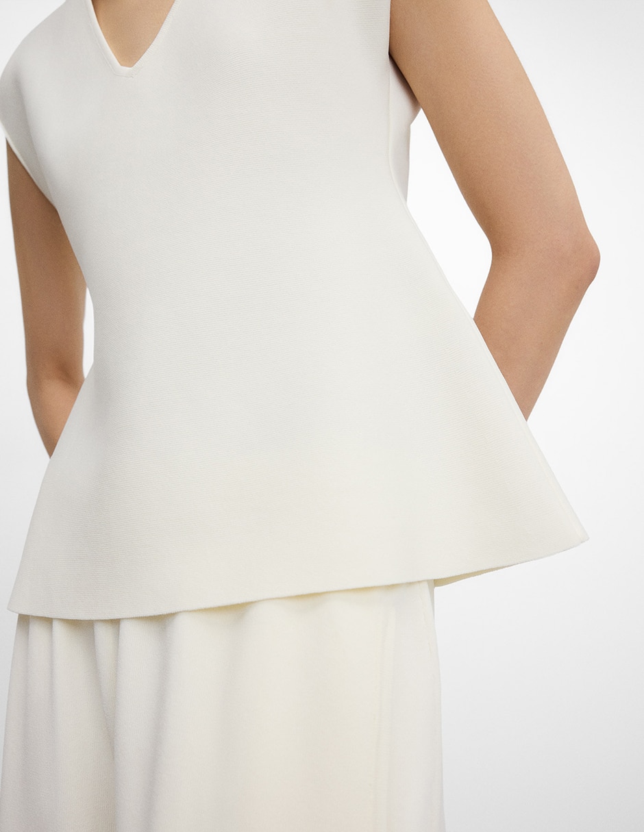Blusa Adolfo Dominguez sin manga para mujer