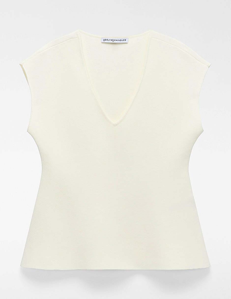 Blusa Adolfo Dominguez sin manga para mujer