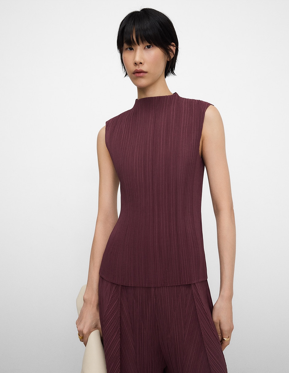 Blusa Adolfo Dominguez sin manga para mujer