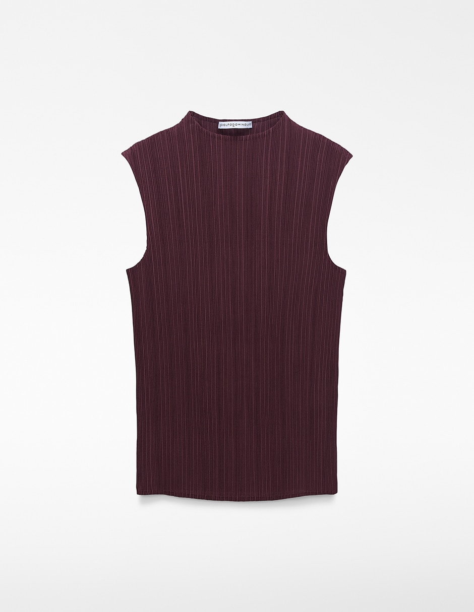 Blusa Adolfo Dominguez sin manga para mujer