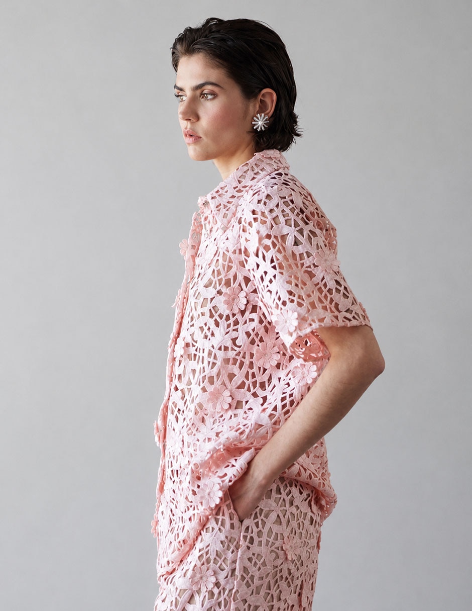 Camisa manga corta para mujer 3