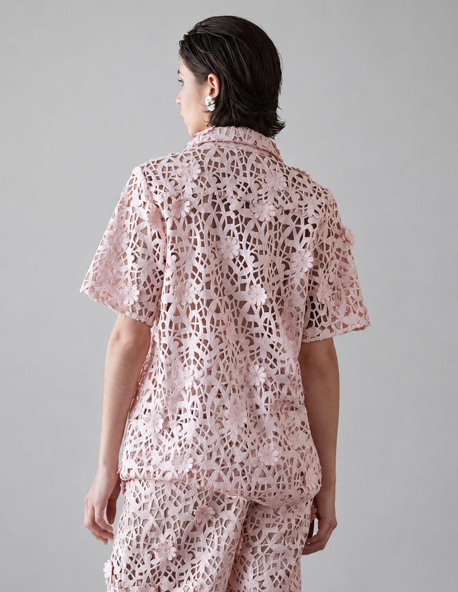 Camisa manga corta para mujer 4
