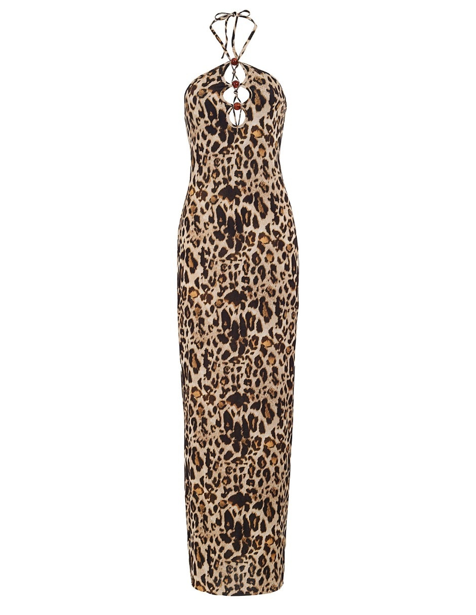 Vestido maxi casual Agua Bendita para mujer