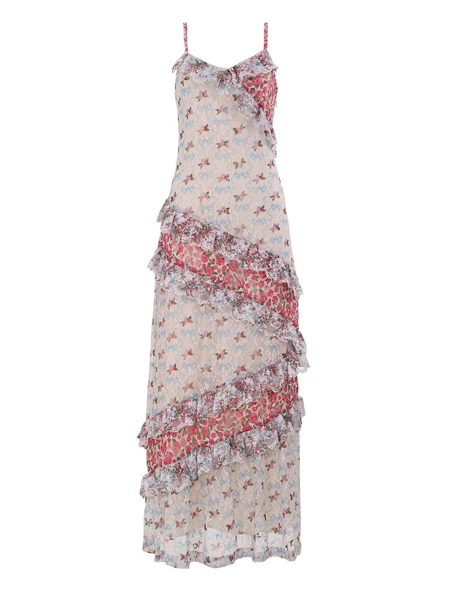 Vestido maxi casual Agua Bendita para mujer
