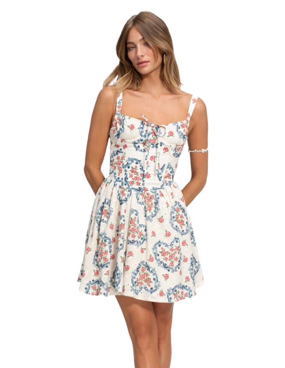 Vestido corto casual para mujer