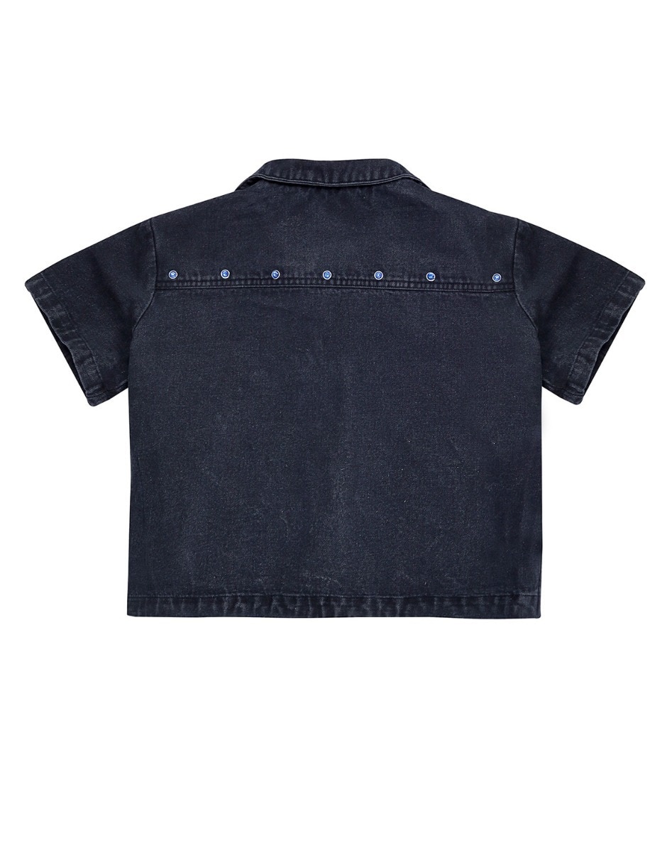 Blusa Agua Bendita manga corta para mujer