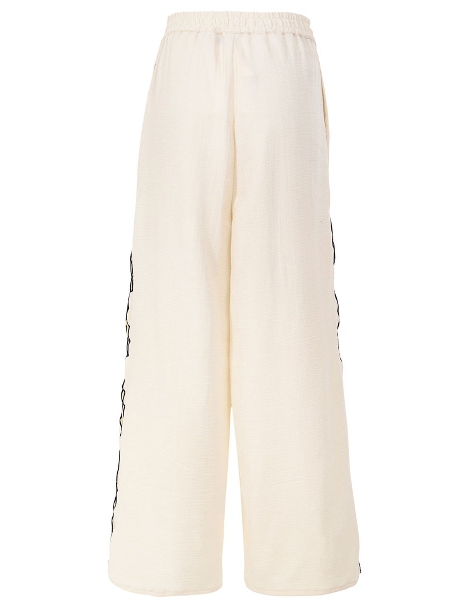 Pants regular con elástico para mujer 3