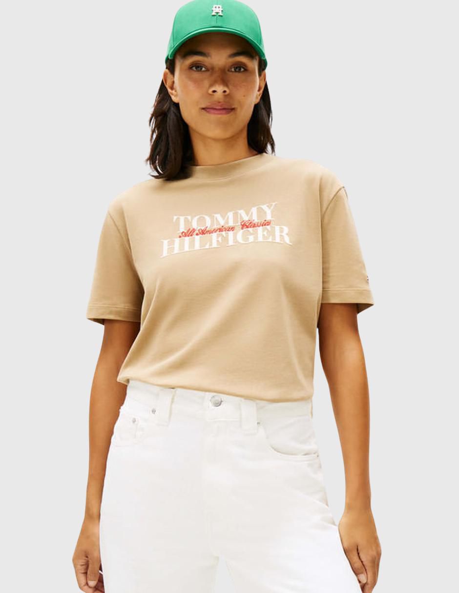 Playera manga corta cuello redondo mujer Playera manga corta cuello redondo mujer
