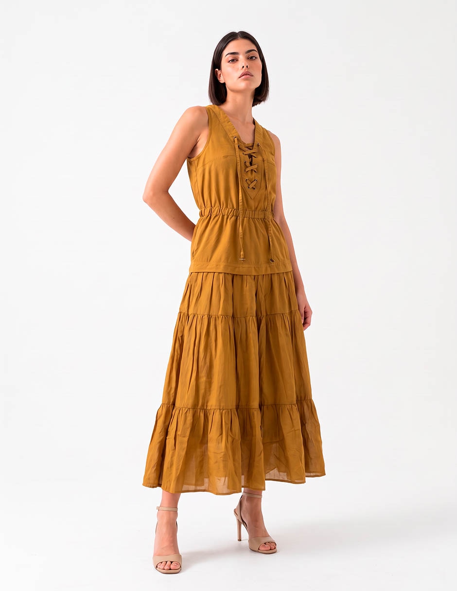 Vestido maxi casual para mujer