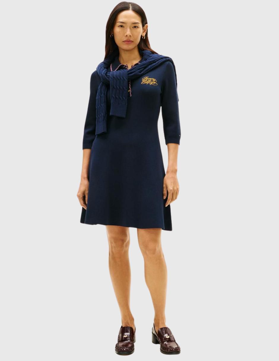 Vestido arriba rodilla casual Hilfiger para mujer Vestido arriba rodilla casual Hilfiger para mujer