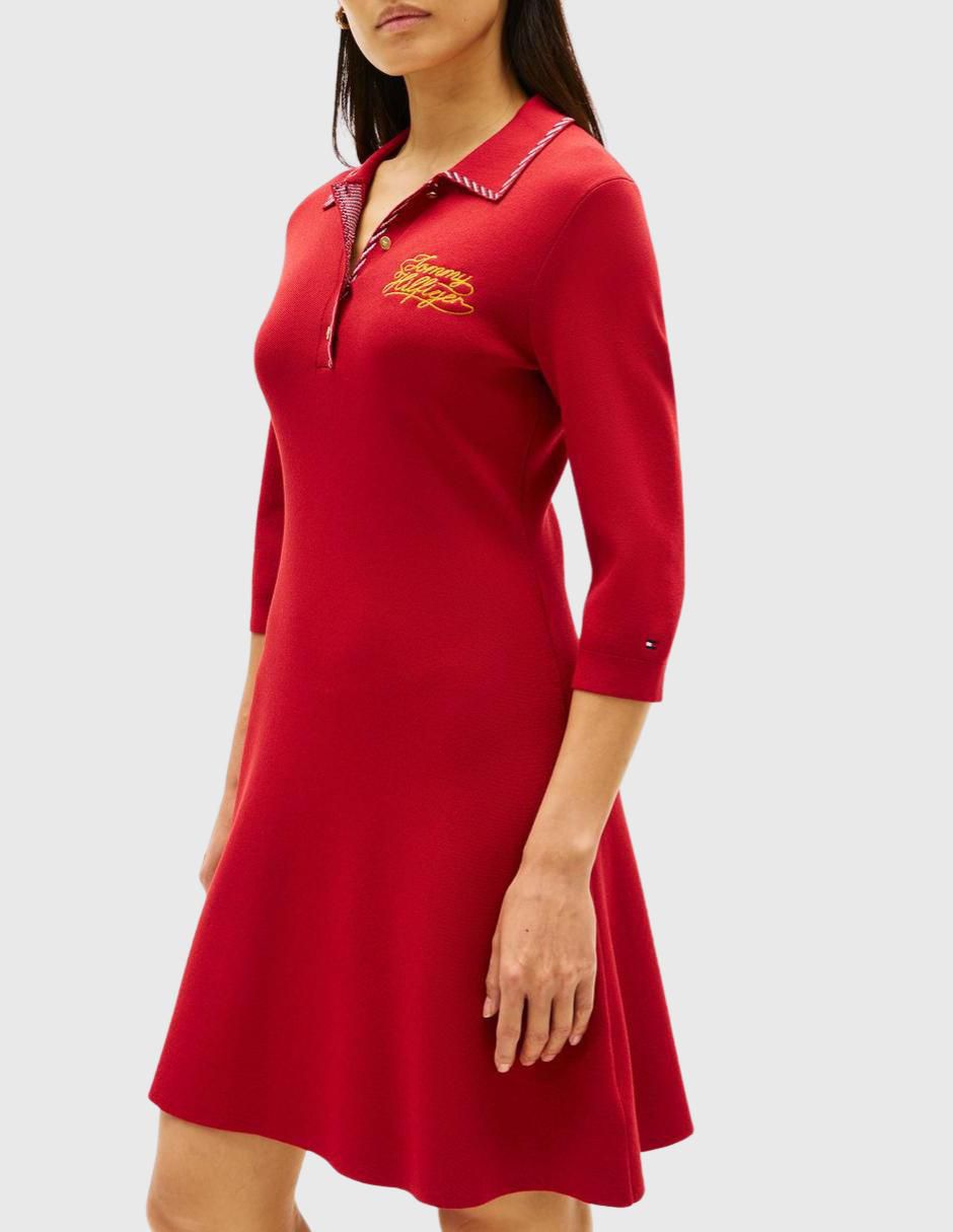 Vestido arriba rodilla casual para mujer 4