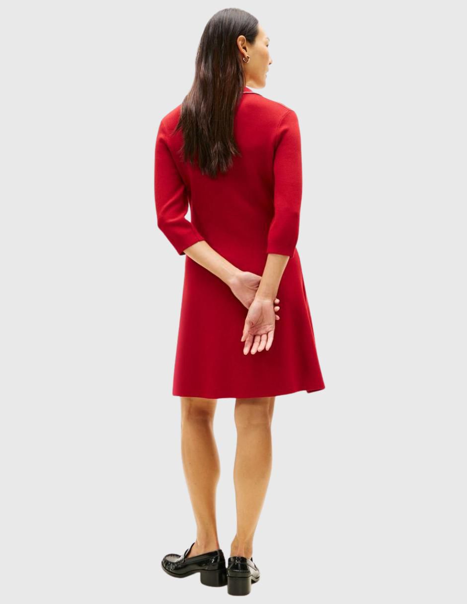 Vestido arriba rodilla casual para mujer 3