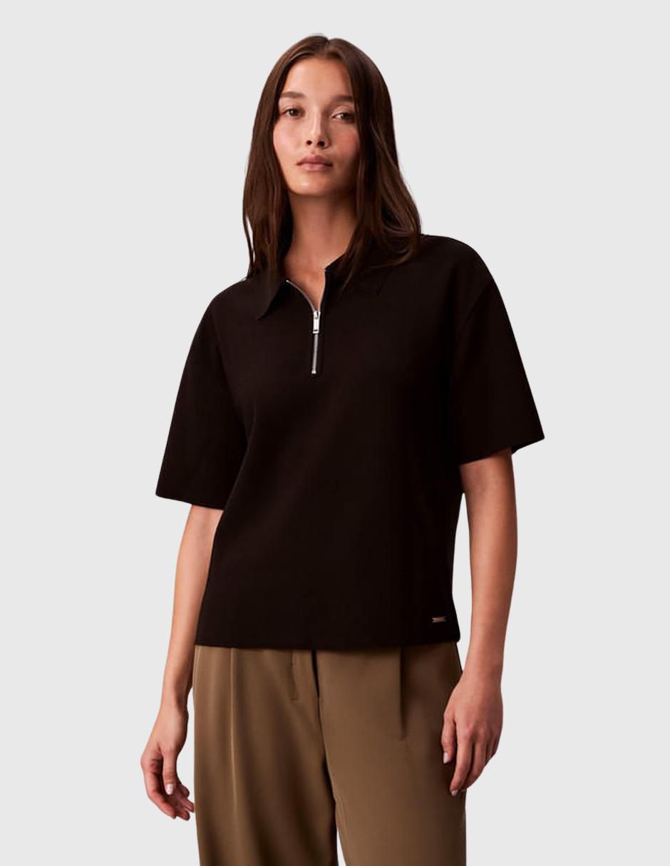 Blusa manga corta para mujer