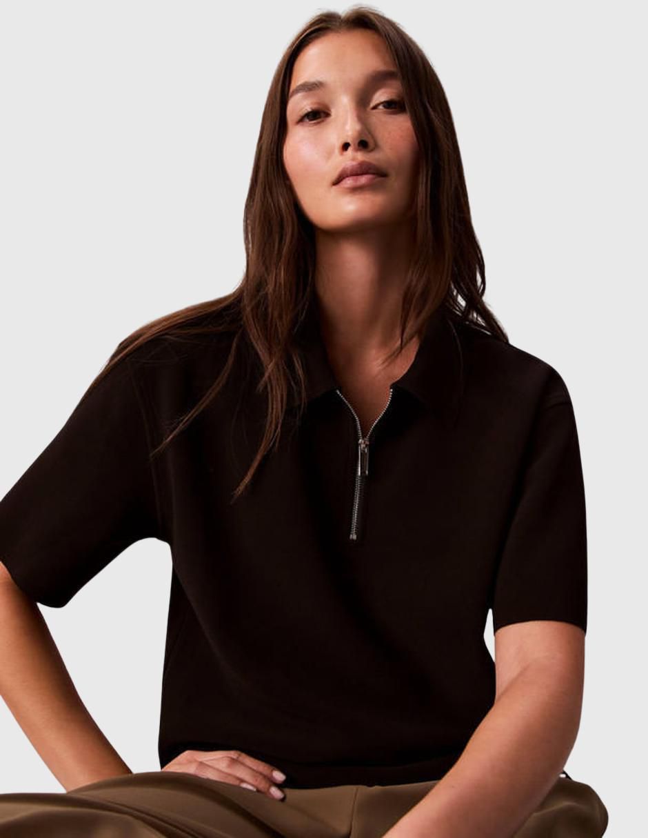 Blusa manga corta para mujer
