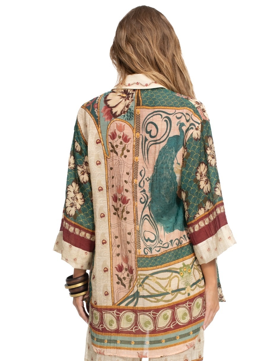 Blusa Agua Bendita manga larga para mujer