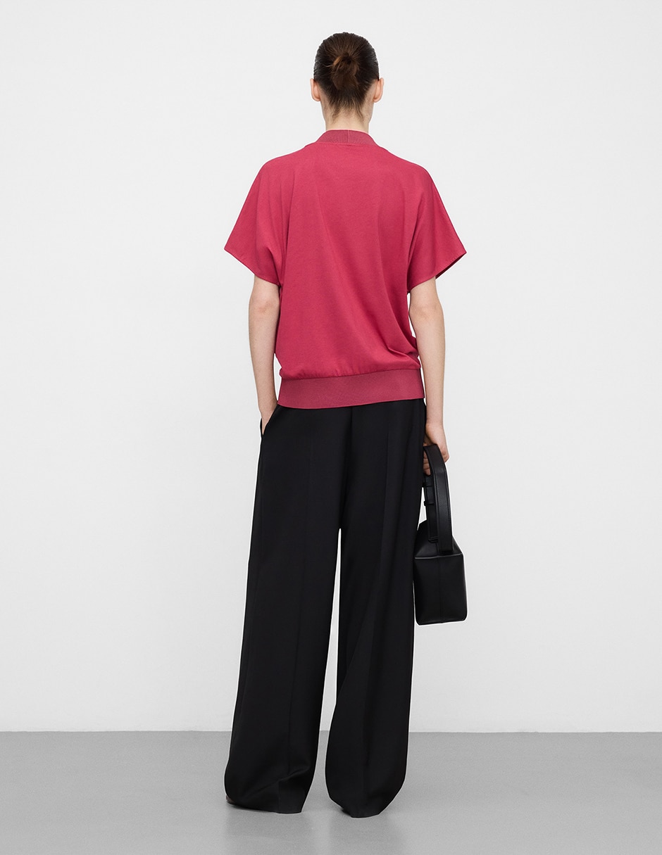 Blusa Adolfo Dominguez manga corta para mujer