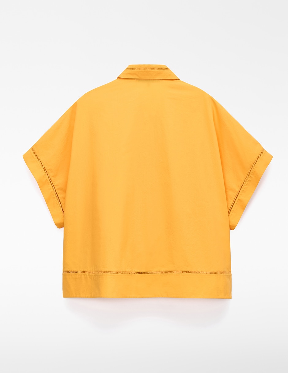 Camisa de algodón manga corta para mujer 5