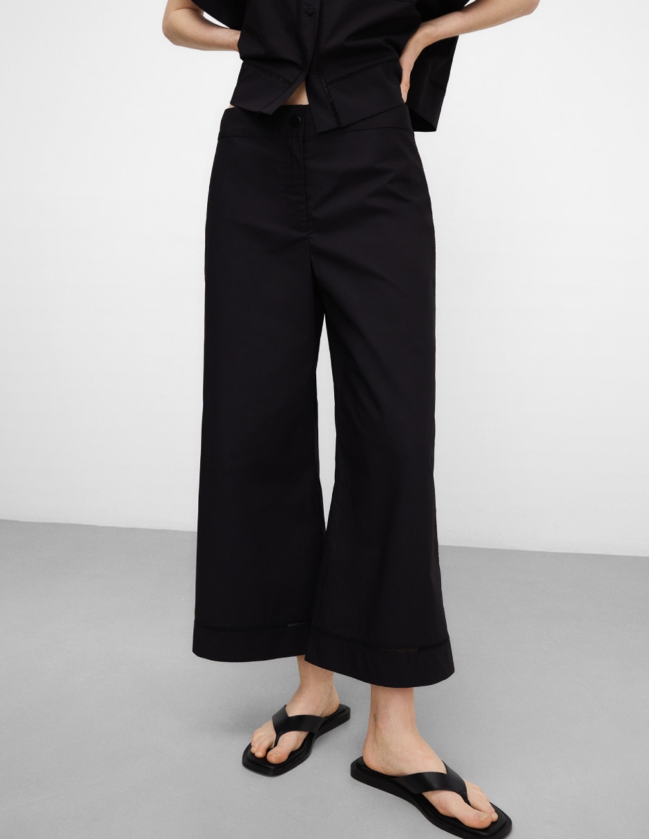 Pantalón coulotte para mujer