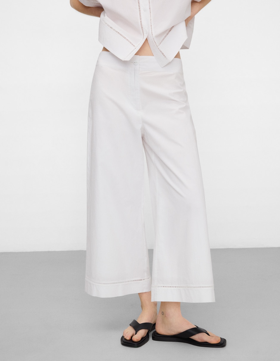 Pantalón coulotte para mujer