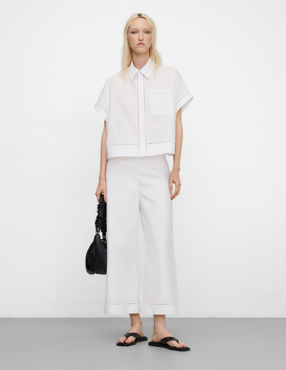 Pantalón coulotte para mujer 6