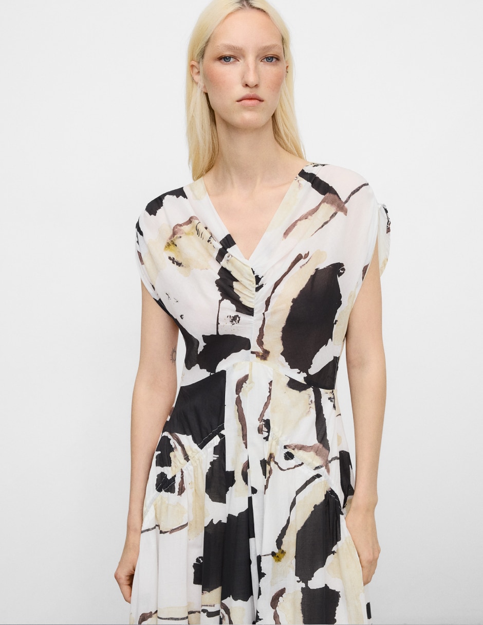 Vestido midi casual para mujer