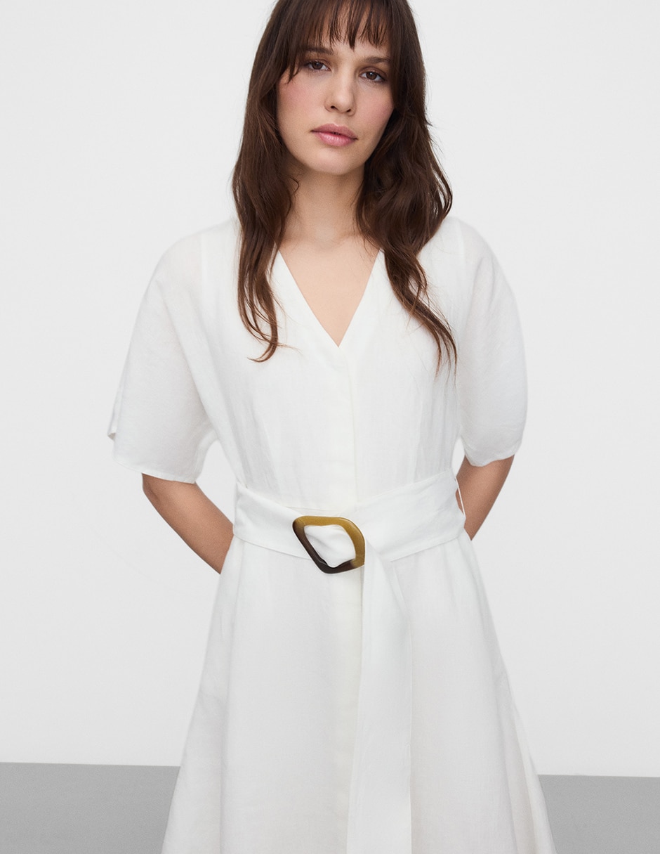 Vestido midi casual para mujer Vestido midi casual para mujer