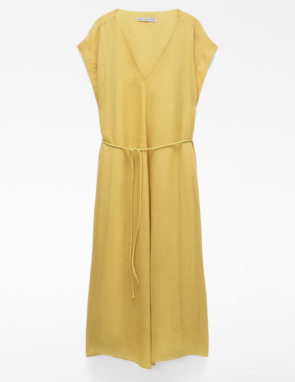 Vestido midi casual para mujer 4
