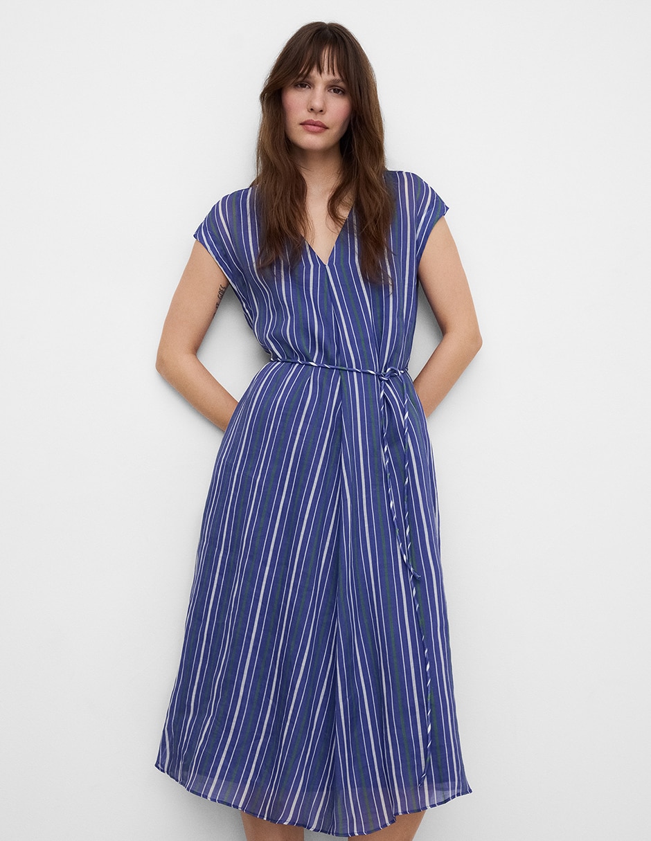 Vestido midi casual para mujer