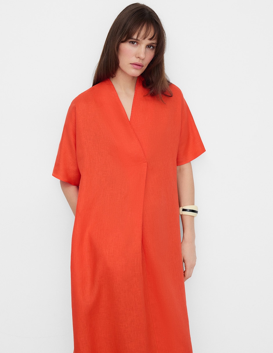 Vestido midi casual para mujer Vestido midi casual para mujer