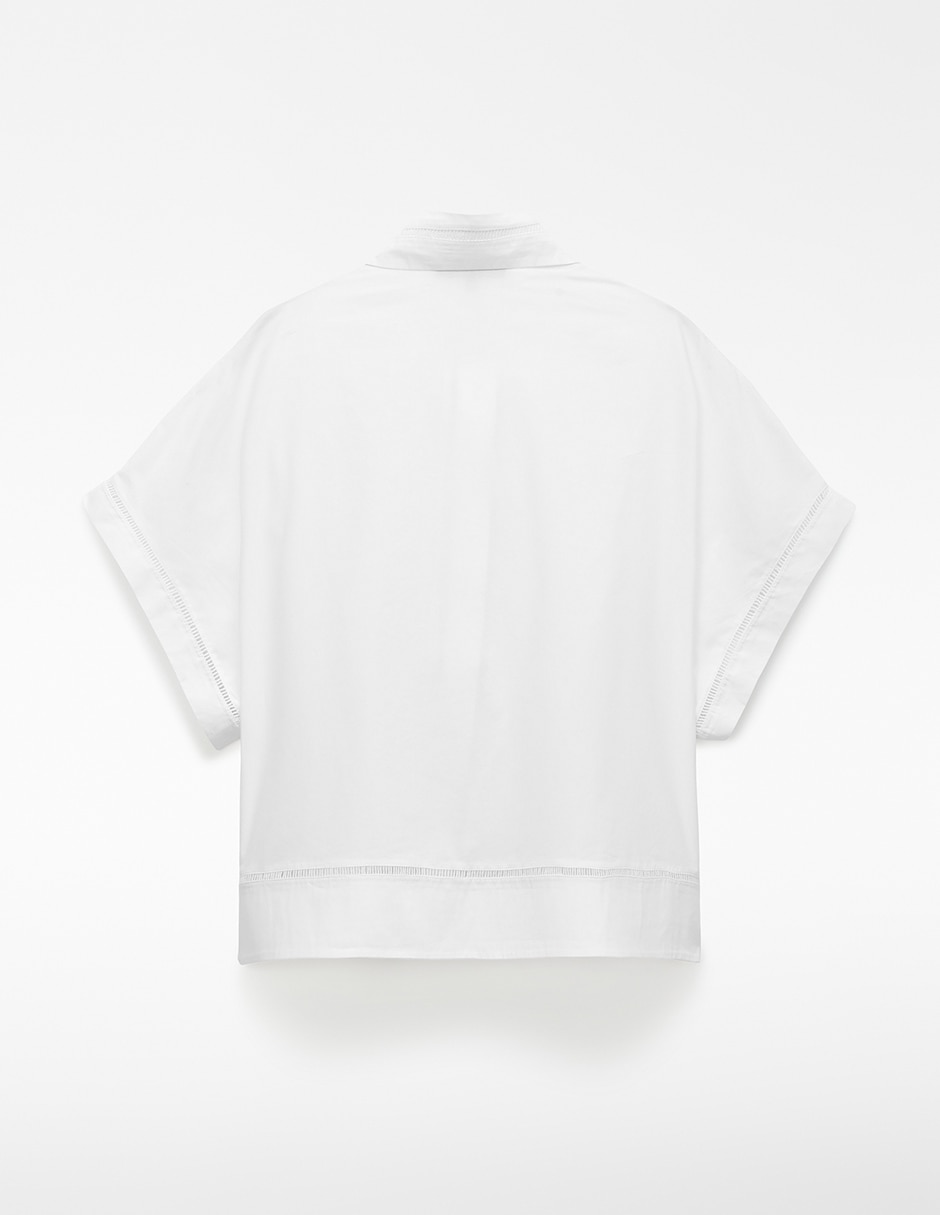 Camisa de algodón manga corta para mujer 6
